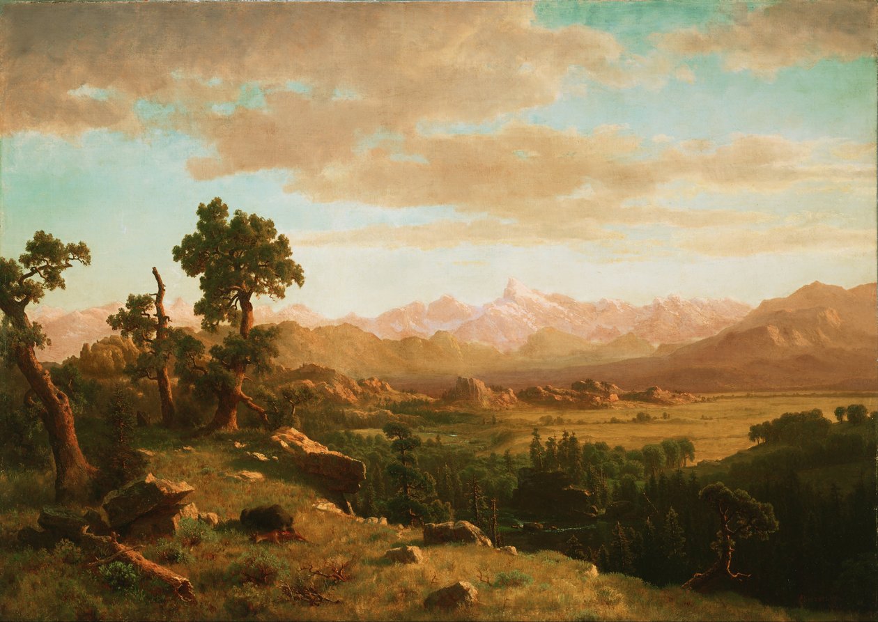 Tuuli -joen maa tekijältä Albert Bierstadt