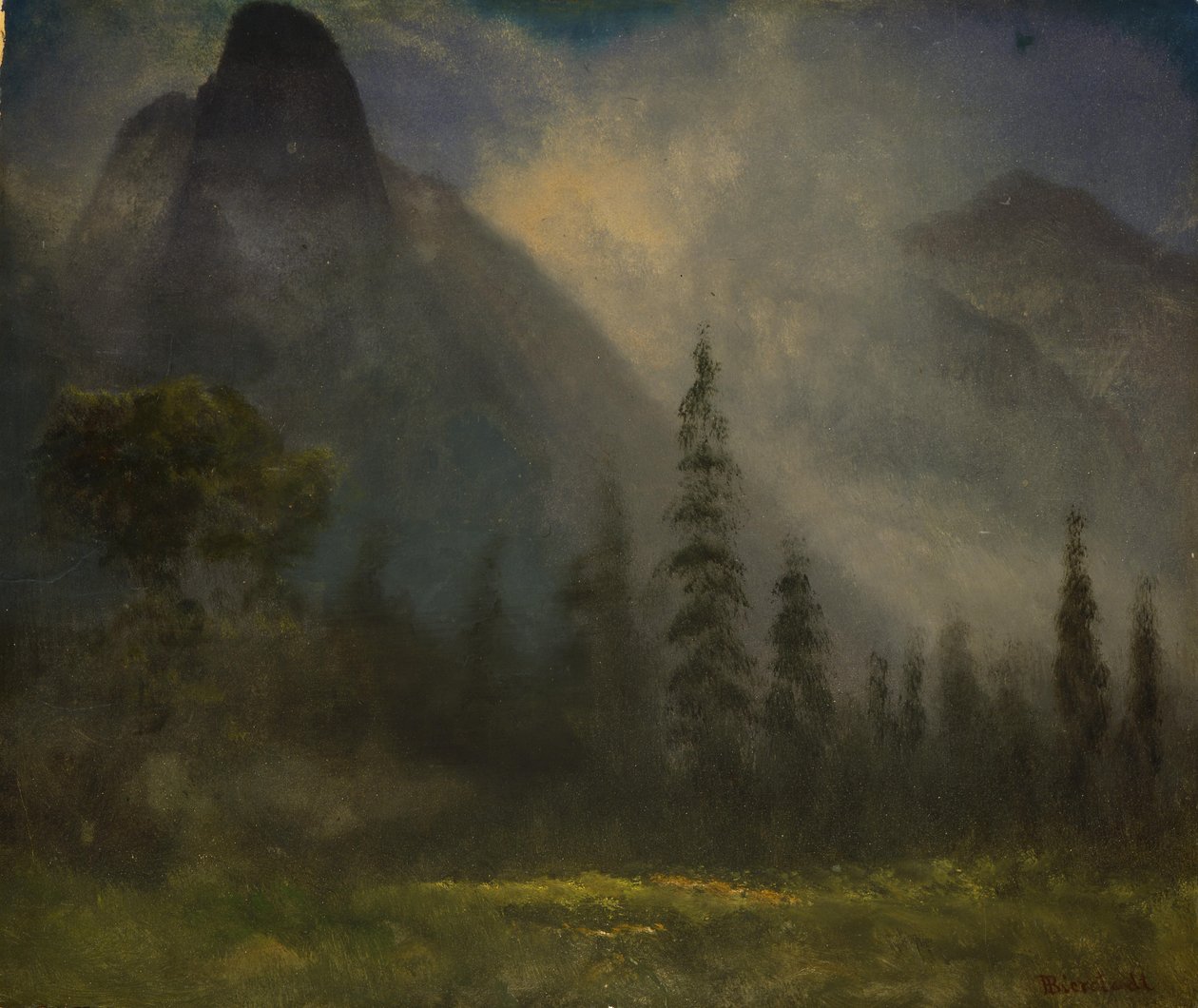 Yosemiten laakso tekijältä Albert Bierstadt