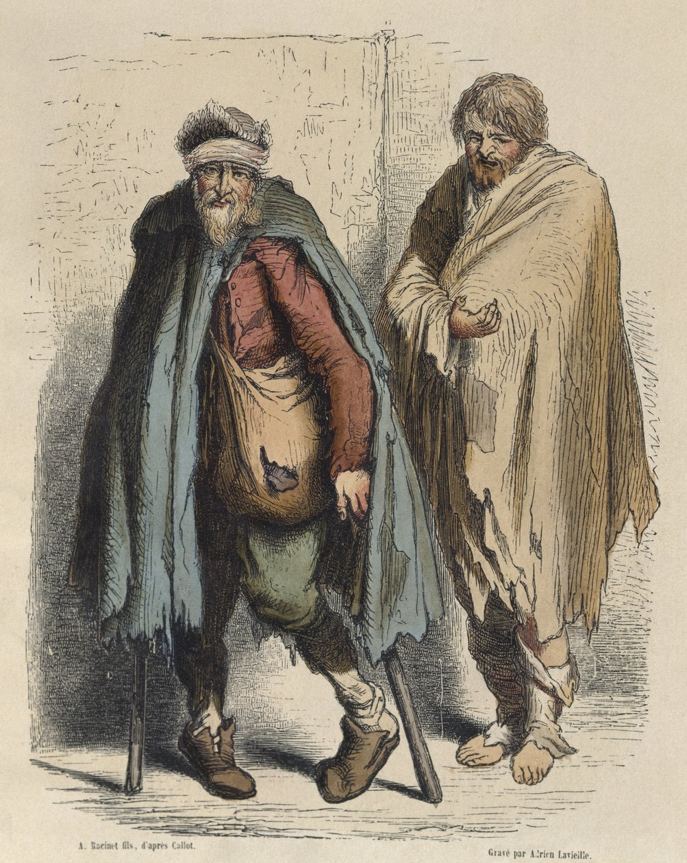 Kerjäläiset, Jacques Callot
