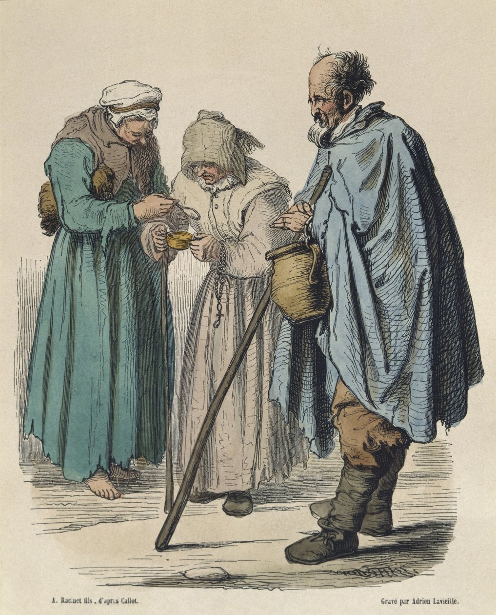 Kerjäläiset, Jacques Callot