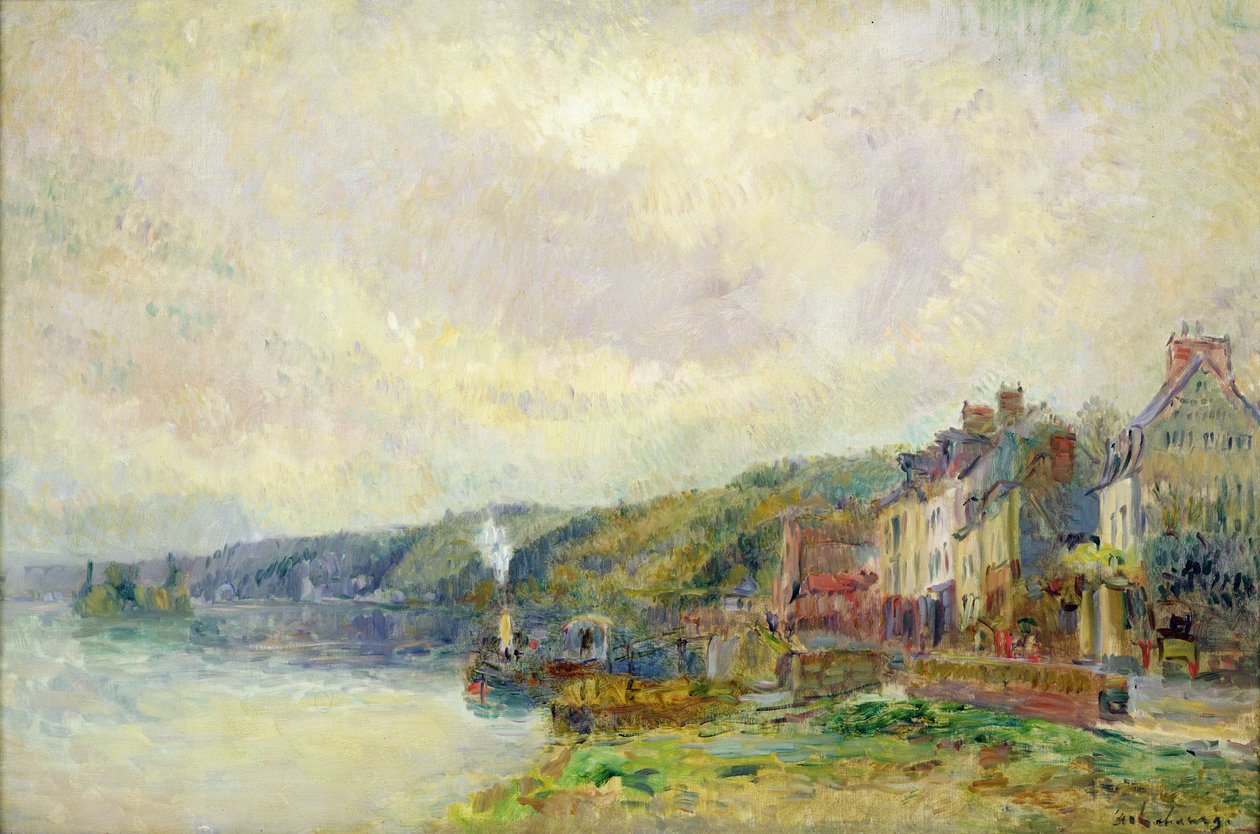 Seine Croissetissa (Seine-Maritime) tekijältä Albert Charles Lebourg
