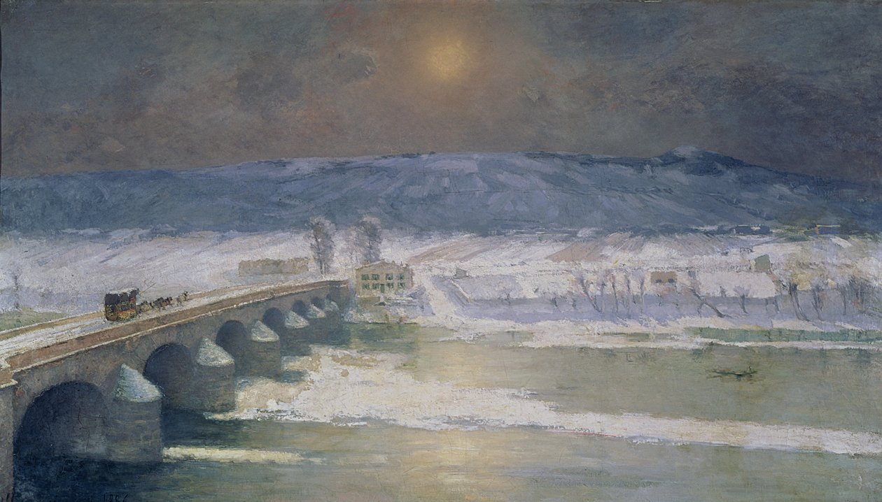 Lumi Auvergnessa, 1886 tekijältä Albert Charles Lebourg