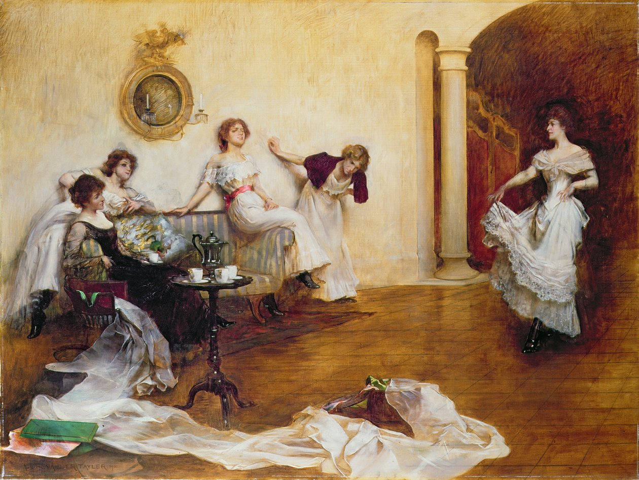 Silkit ja satiinit, 1900 tekijältä Albert Chevallier Tayler