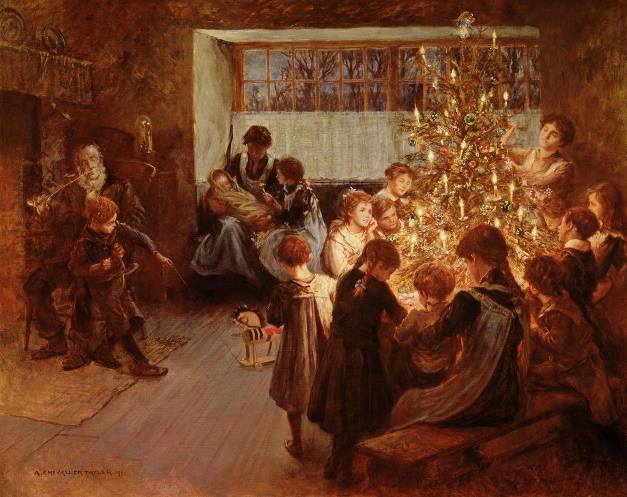 Joulukuusi, 1911 tekijältä Albert Chevallier Tayler