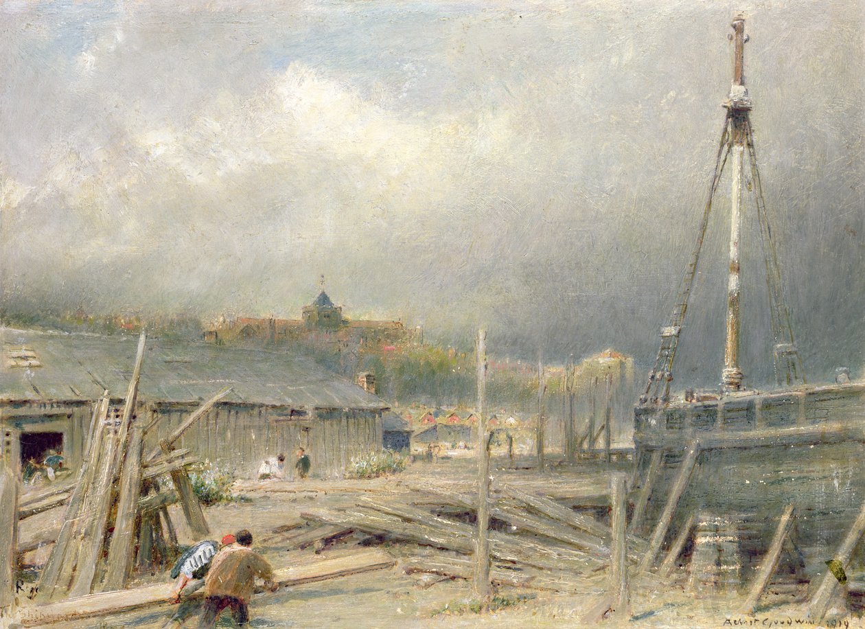 Veneenrakennus, Ruis tekijältä Albert Goodwin