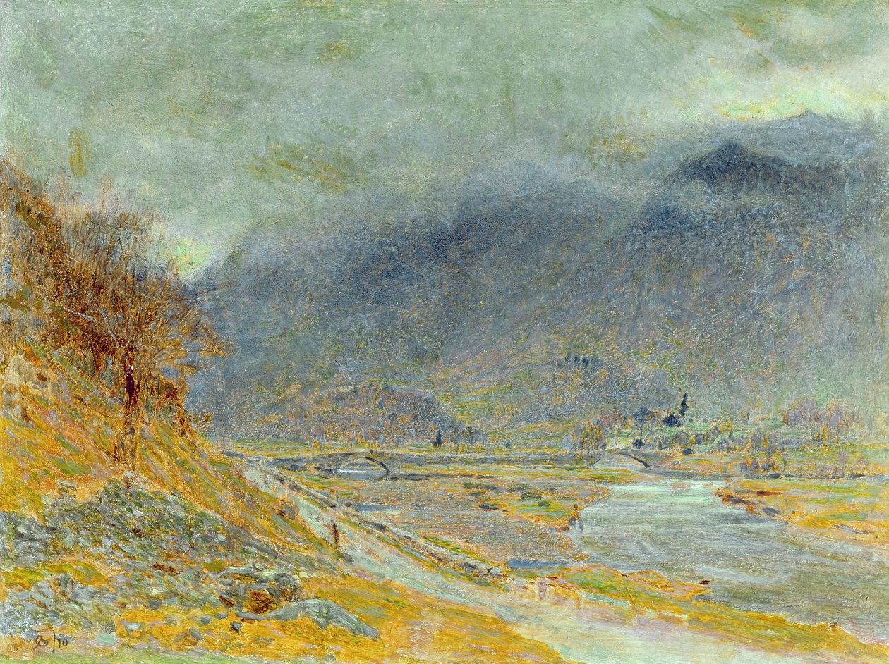 Mountain Mist, 1870 tekijältä Albert Goodwin