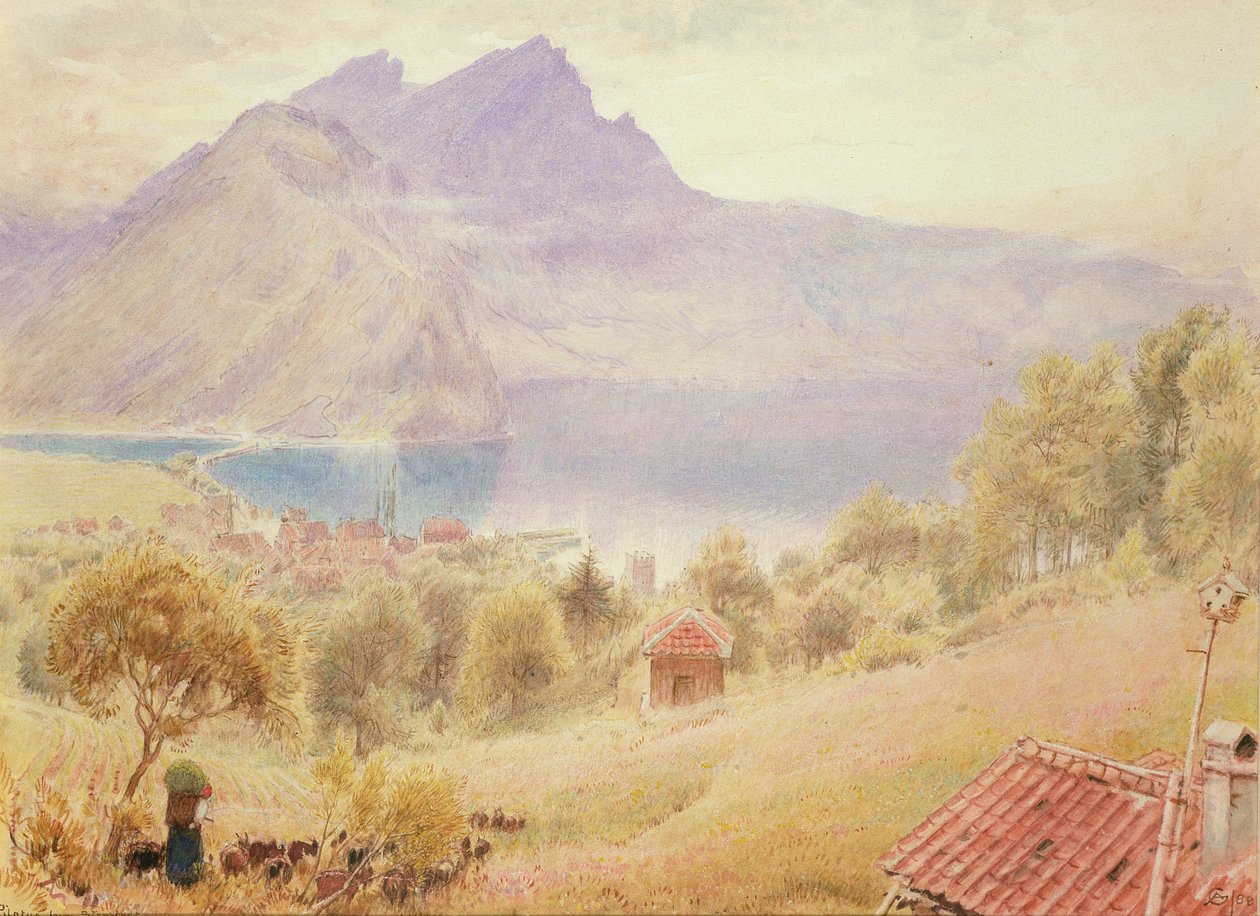 Pilatus Stanstadtista, Sveitsistä tekijältä Albert Goodwin