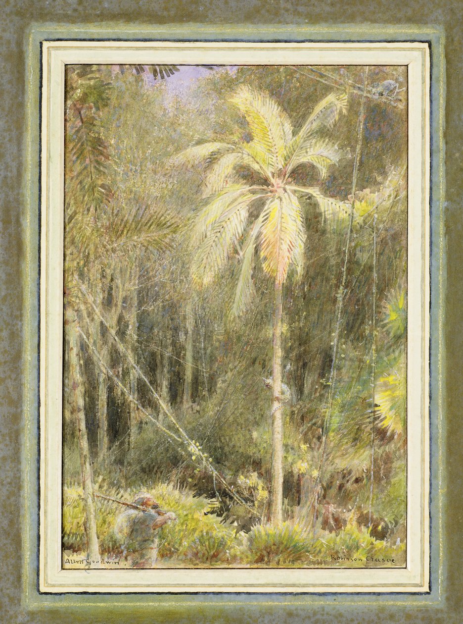 Robinson Crusoe tekijältä Albert Goodwin