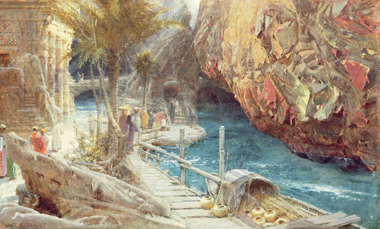 Pyhän joen lähde tekijältä Albert Goodwin