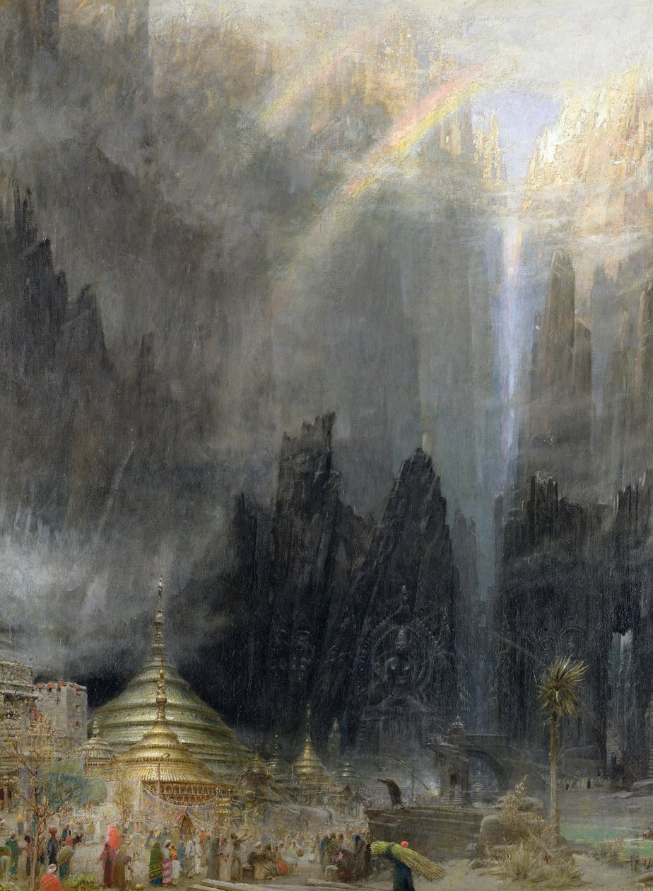 Maailman katon alla, 1897 tekijältä Albert Goodwin