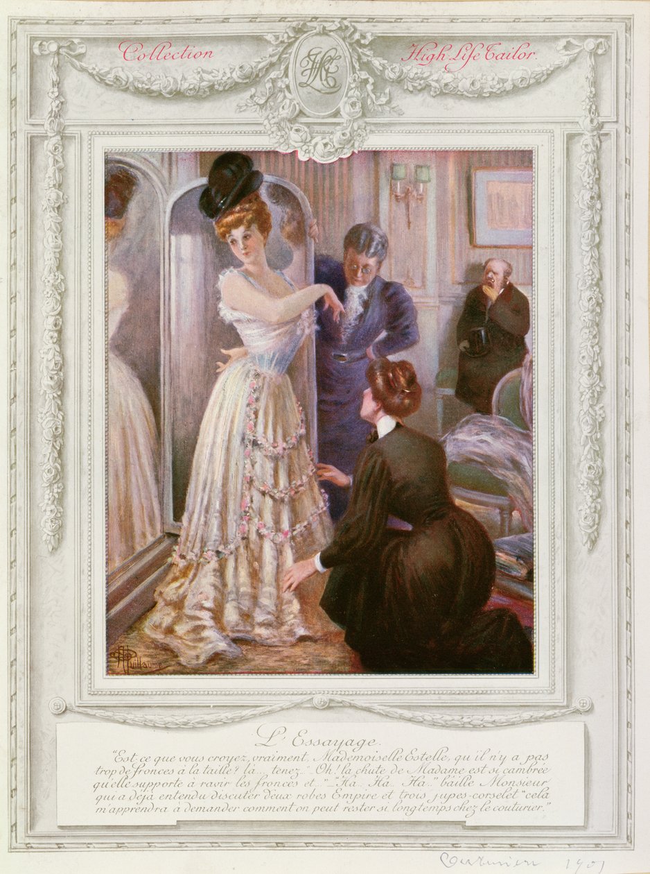 Ompelija, 1901 tekijältä Albert Guillaume