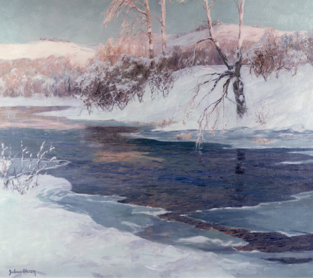 Lumikohtaus tekijältä Albert Julius Olsson