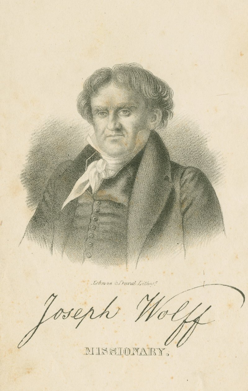 Joseph Wolff, lähetyssaarnaaja, 1835 tekijältä Albert Newsam