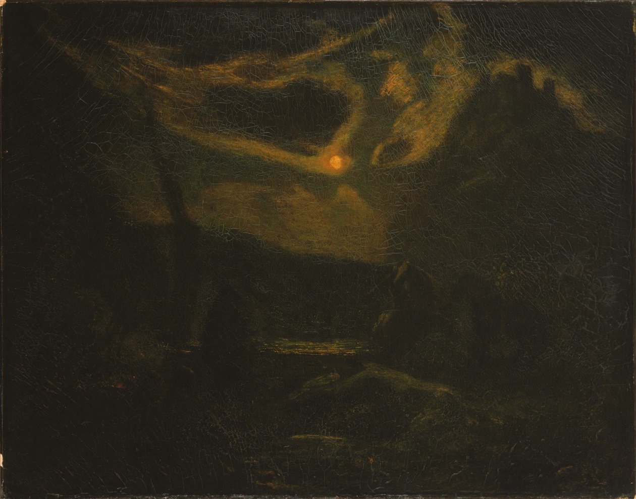 Macbeth ja noidat tekijältä Albert Pinkham Ryder