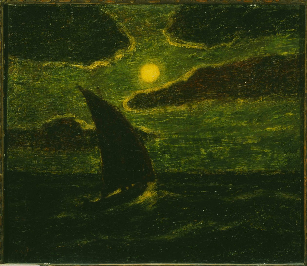 Purjehdus Moonlightilla tekijältä Albert Pinkham Ryder