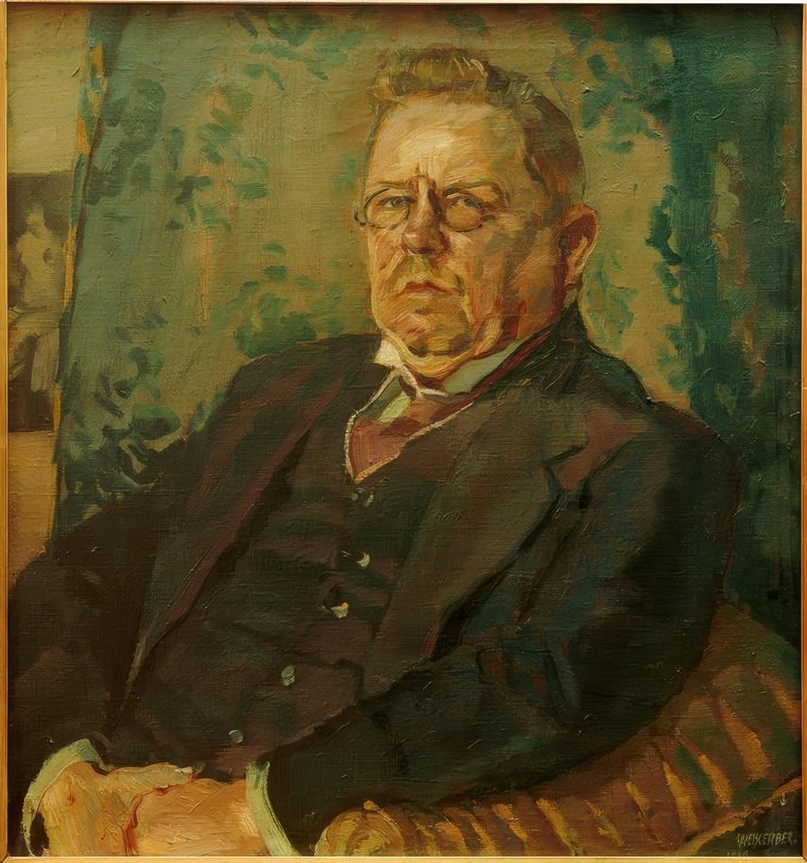 Kuva Max Halbe tekijältä Albert Weisgerber