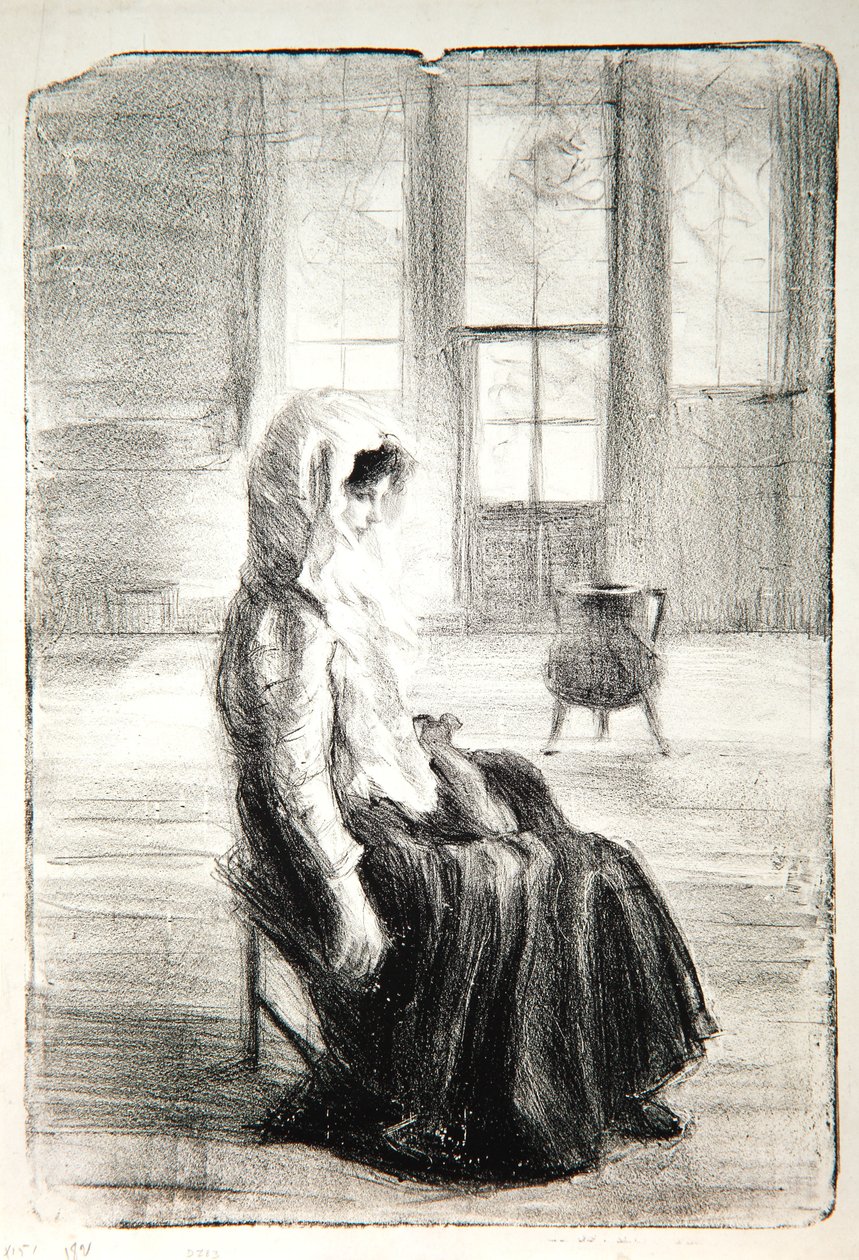 Vanhassa kappelissa, 1909 tekijältä Albert de Belleroche