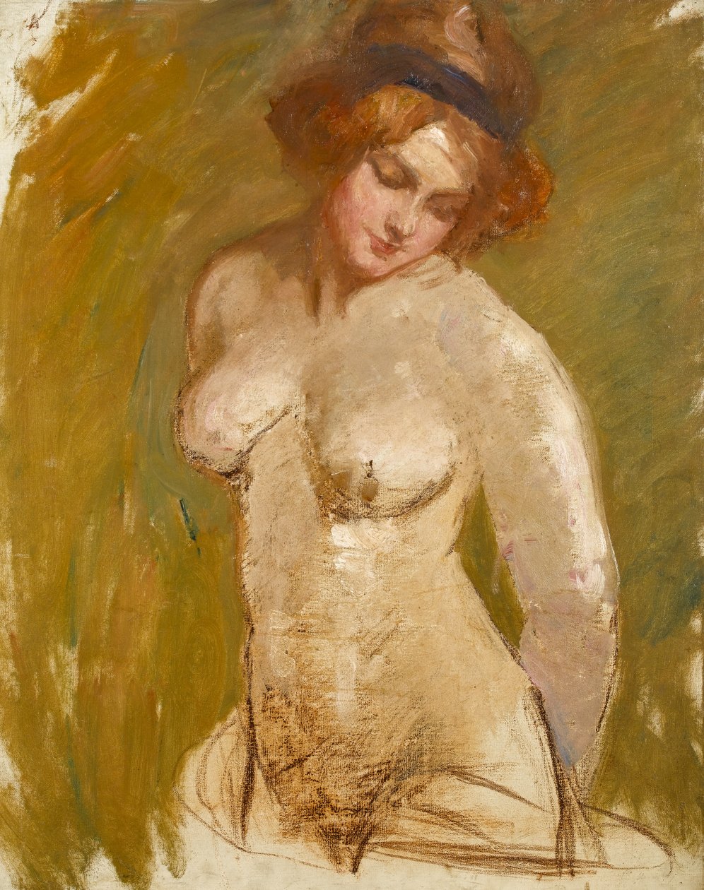 Alaston ja bandeau, noin 1900 tekijältä Albert de Belleroche