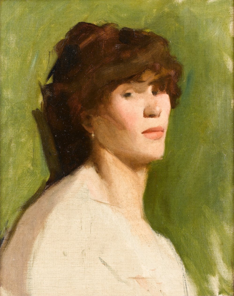 Naisen muotokuva, n. 1885 tekijältä Albert de Belleroche