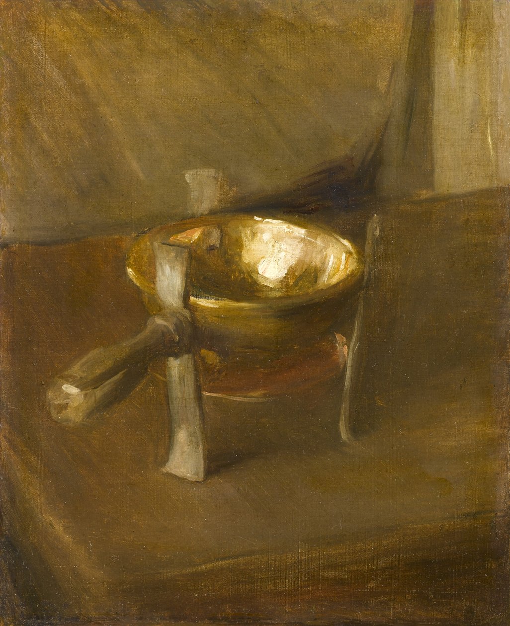 Asetelma upokkaisella, n.1890 tekijältä Albert de Belleroche