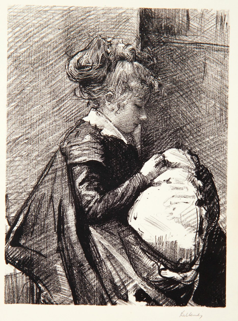 Ompelija, 1901 tekijältä Albert de Belleroche