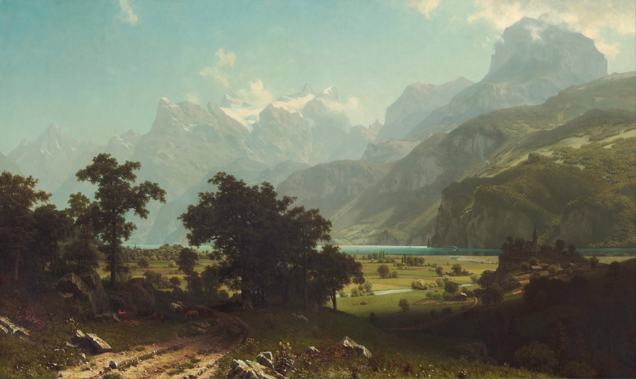 Luzernin järvi tekijältä Albert Bierstadt