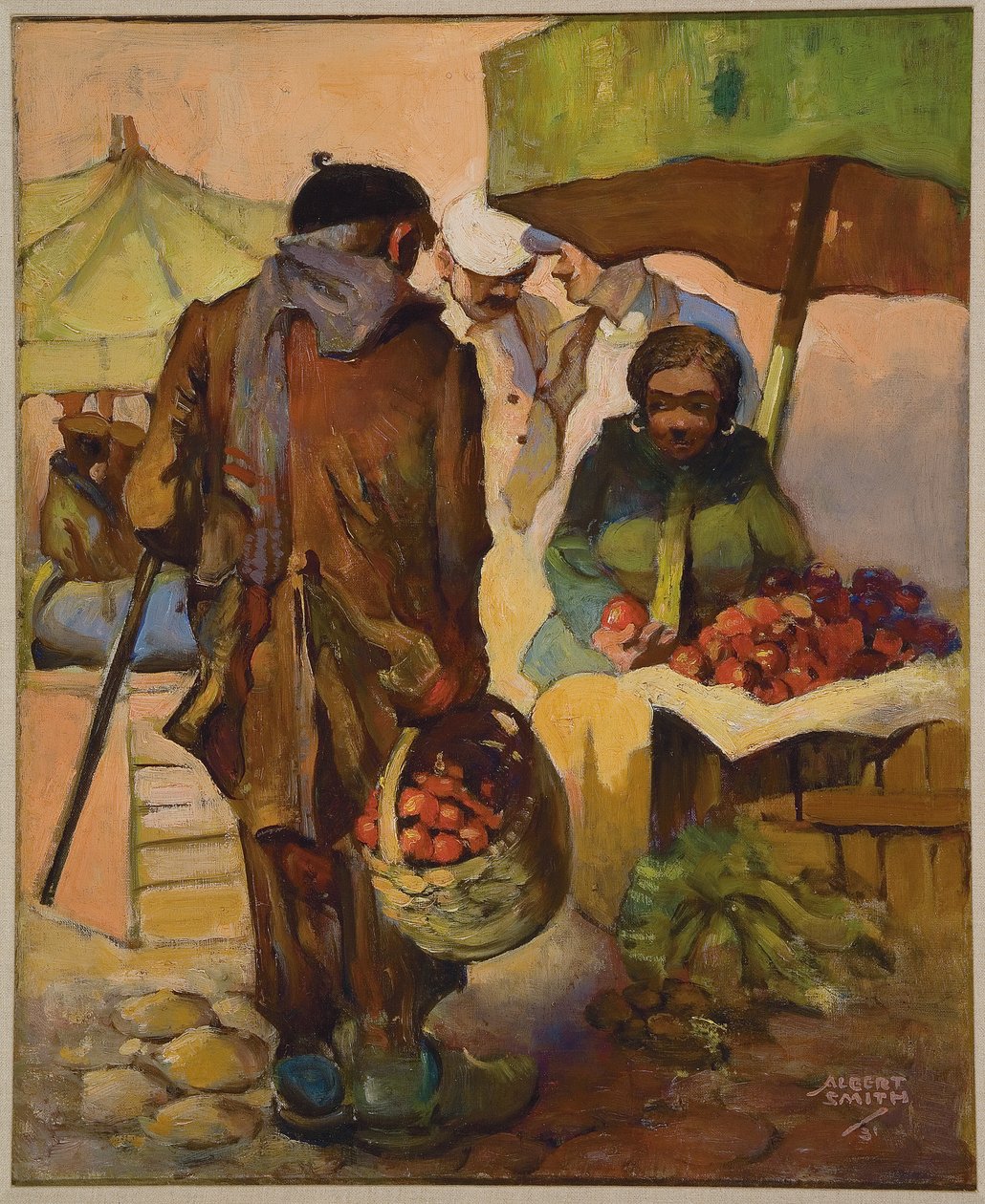 Market, Nizza, Ranska tekijältä Albert A. Smith