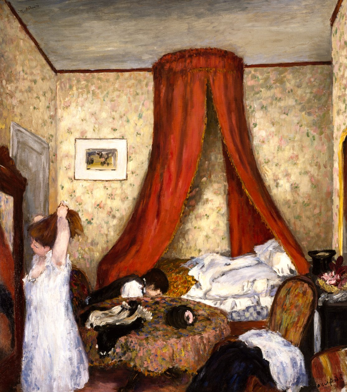 Sisustus, noin 1893 (öljy kankaalle) tekijältä Albert Andre