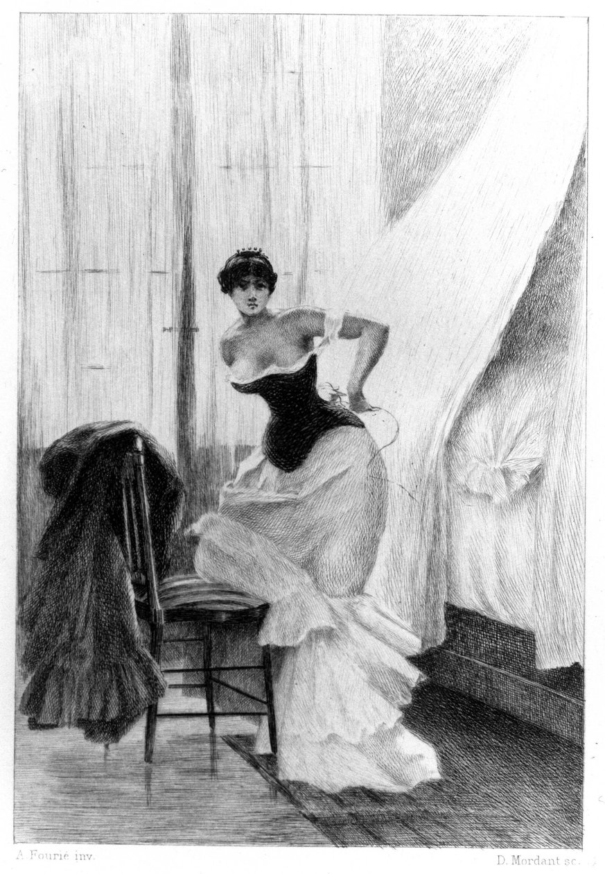 Madame Bovary Gustave Flaubert, kuvitus Albert Fourié tekijältä Albert Auguste Fourie