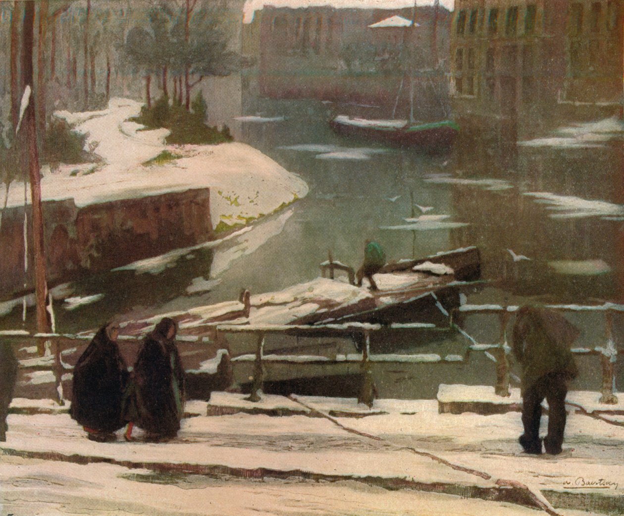 Le Degel A Gand, c1902, 1906-7 tekijältä Albert Baertsoen