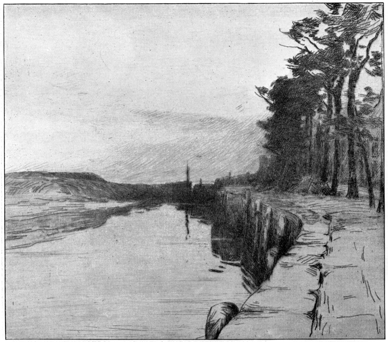 Vanha satama, Veere, 1898. tekijältä Albert Baertsoen
