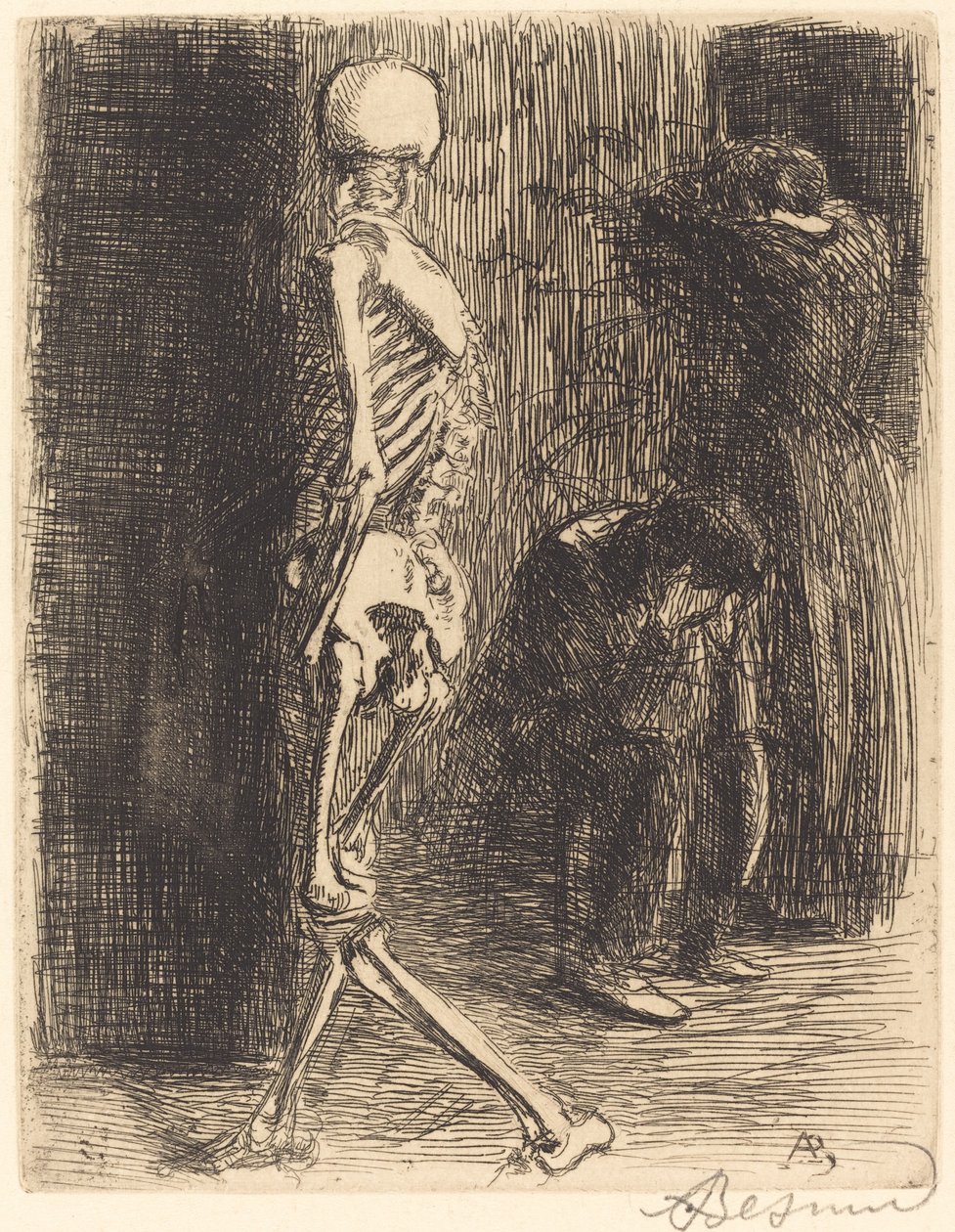 Vierailun jälkeen tekijältä Albert Besnard