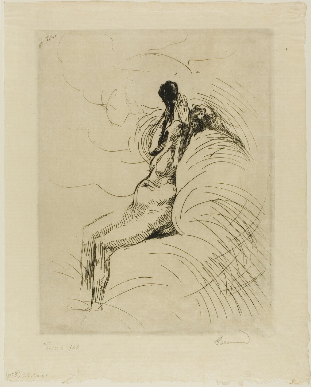 Apotheosis, levy kaksitoista alkaen Woman tekijältä Albert Besnard