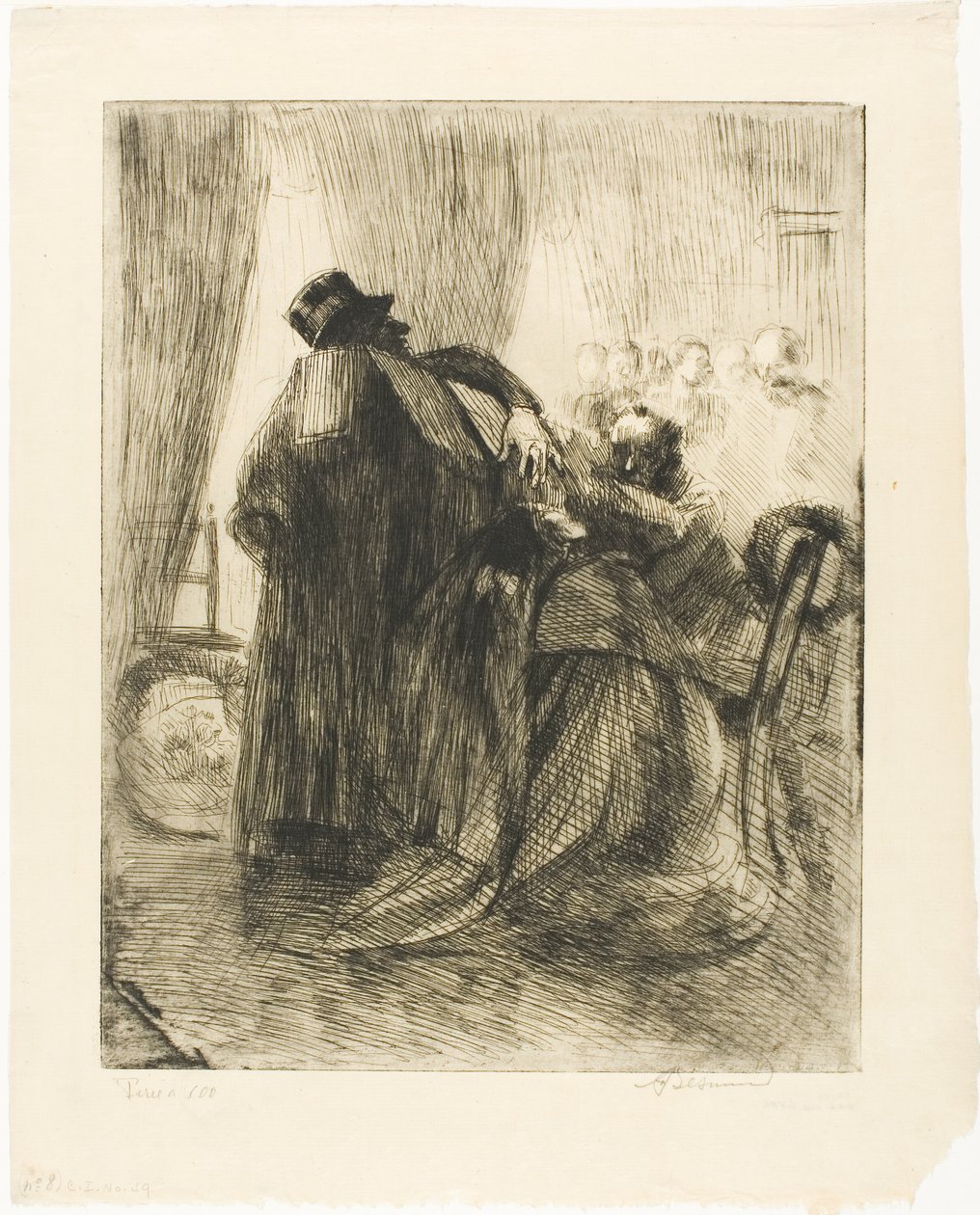Suru, levy viisi alkaen Woman tekijältä Albert Besnard