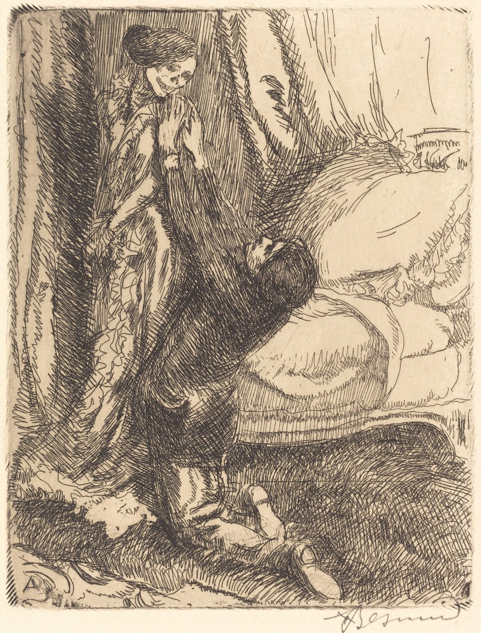 flirttaileva tekijältä Albert Besnard