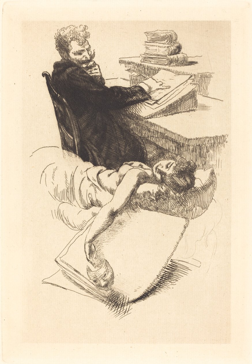 Etukappale elokuvalle "The Clemenceau Affair" tekijältä Albert Besnard