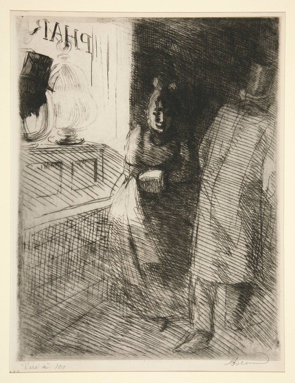 La prostituutio (prostituutio) tekijältä Albert Besnard