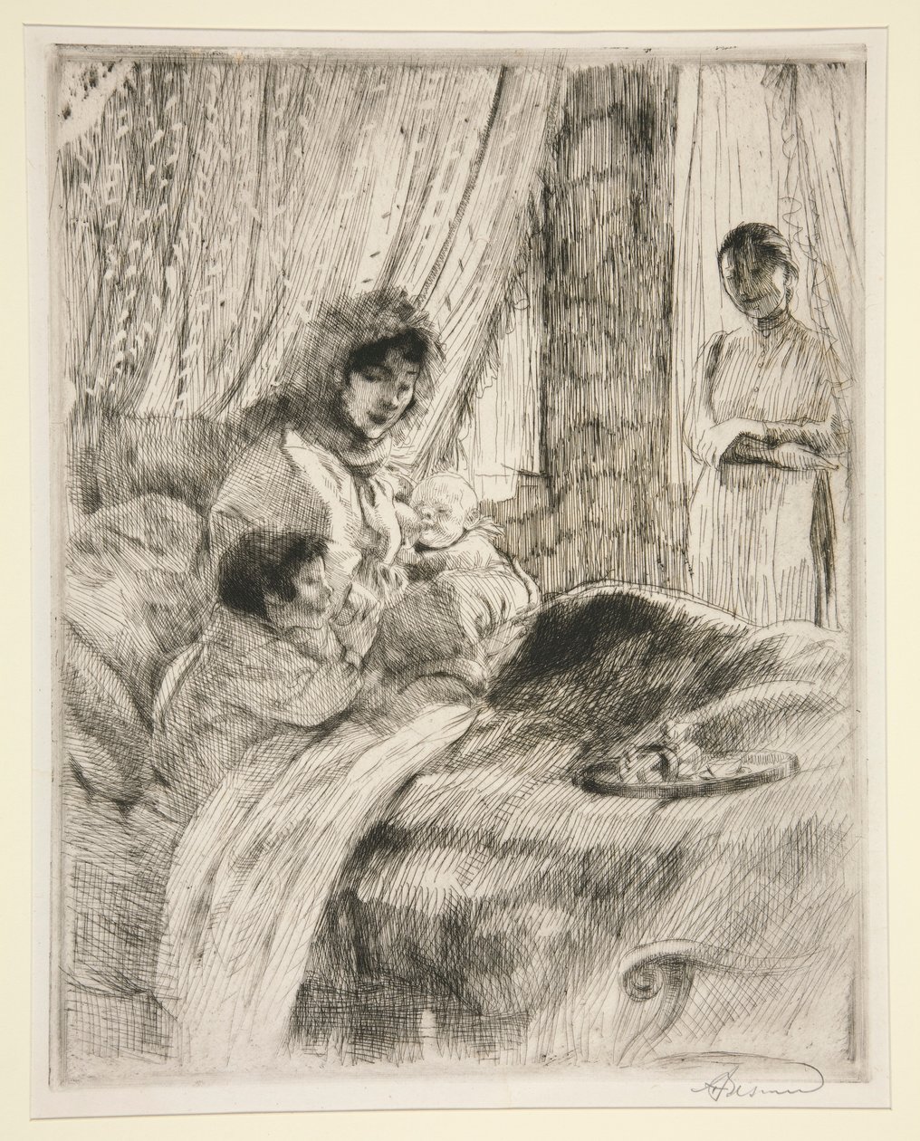 Lounas tai hyvää äitiyttä tekijältä Albert Besnard