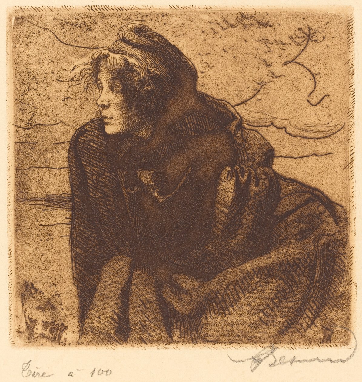 Melancholy (Malencolia)finès tekijältä Albert Besnard