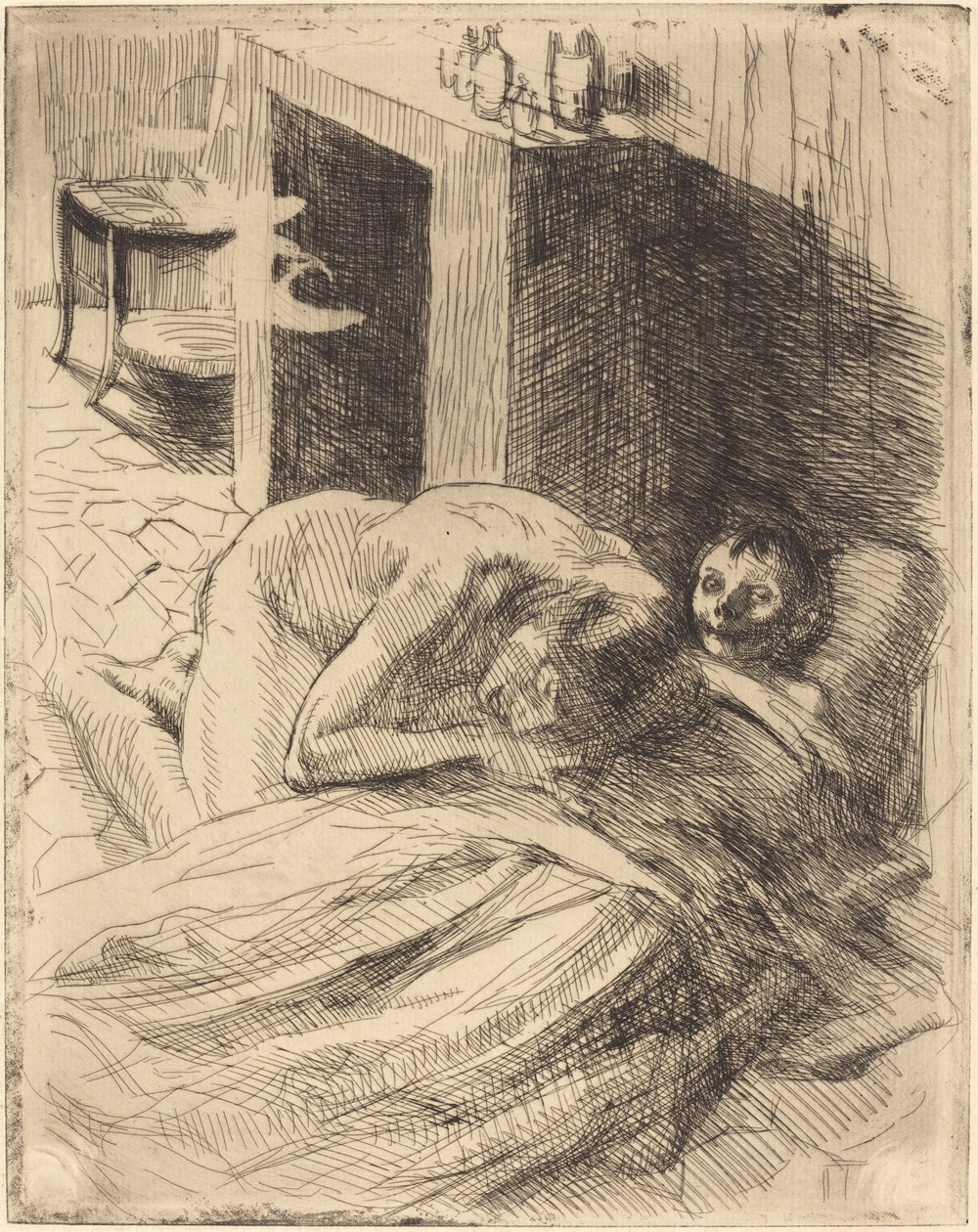 Kurjuus (The Misery) tekijältä Albert Besnard