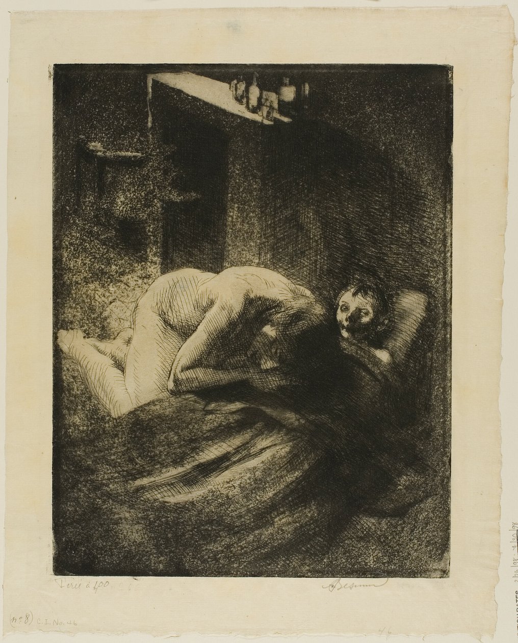 Misery, levy yhdeksän alkaen Woman tekijältä Albert Besnard