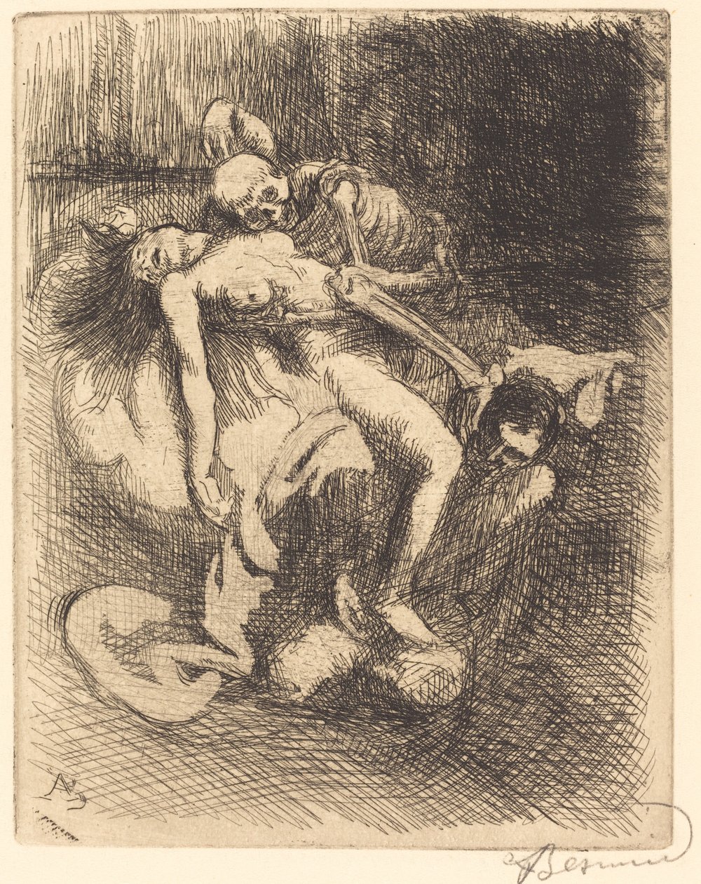 Omistus (La possession) tekijältä Albert Besnard