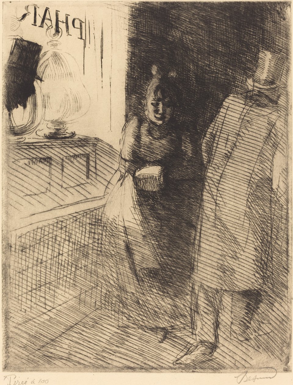 Prostituutio (La Prostitution) tekijältä Albert Besnard