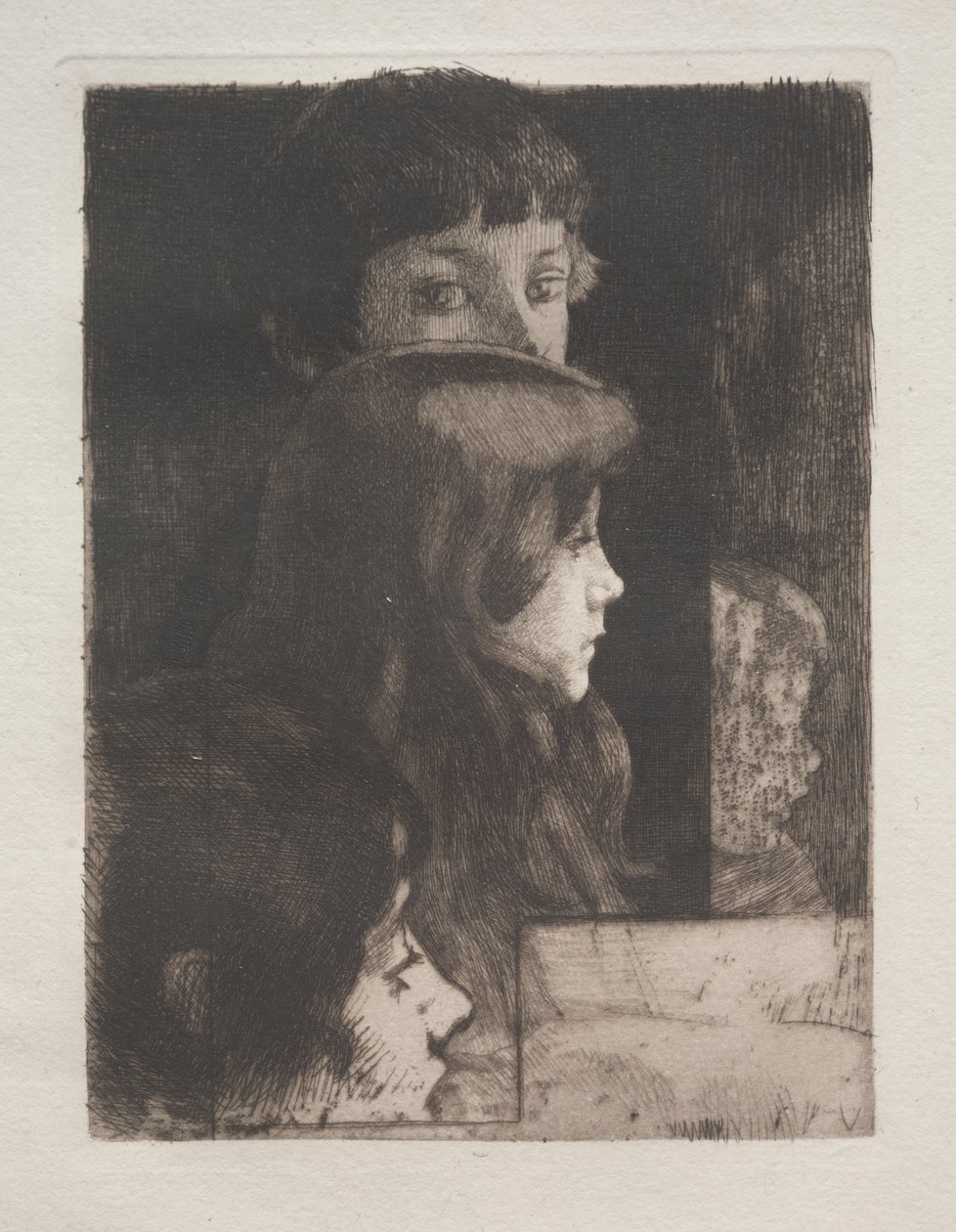Tutkimus päistä tekijältä Albert Besnard