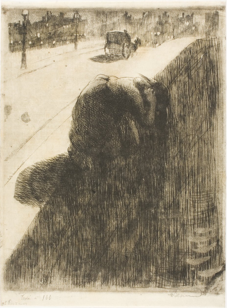 Itsemurha, levy yksitoista alkaen Woman tekijältä Albert Besnard