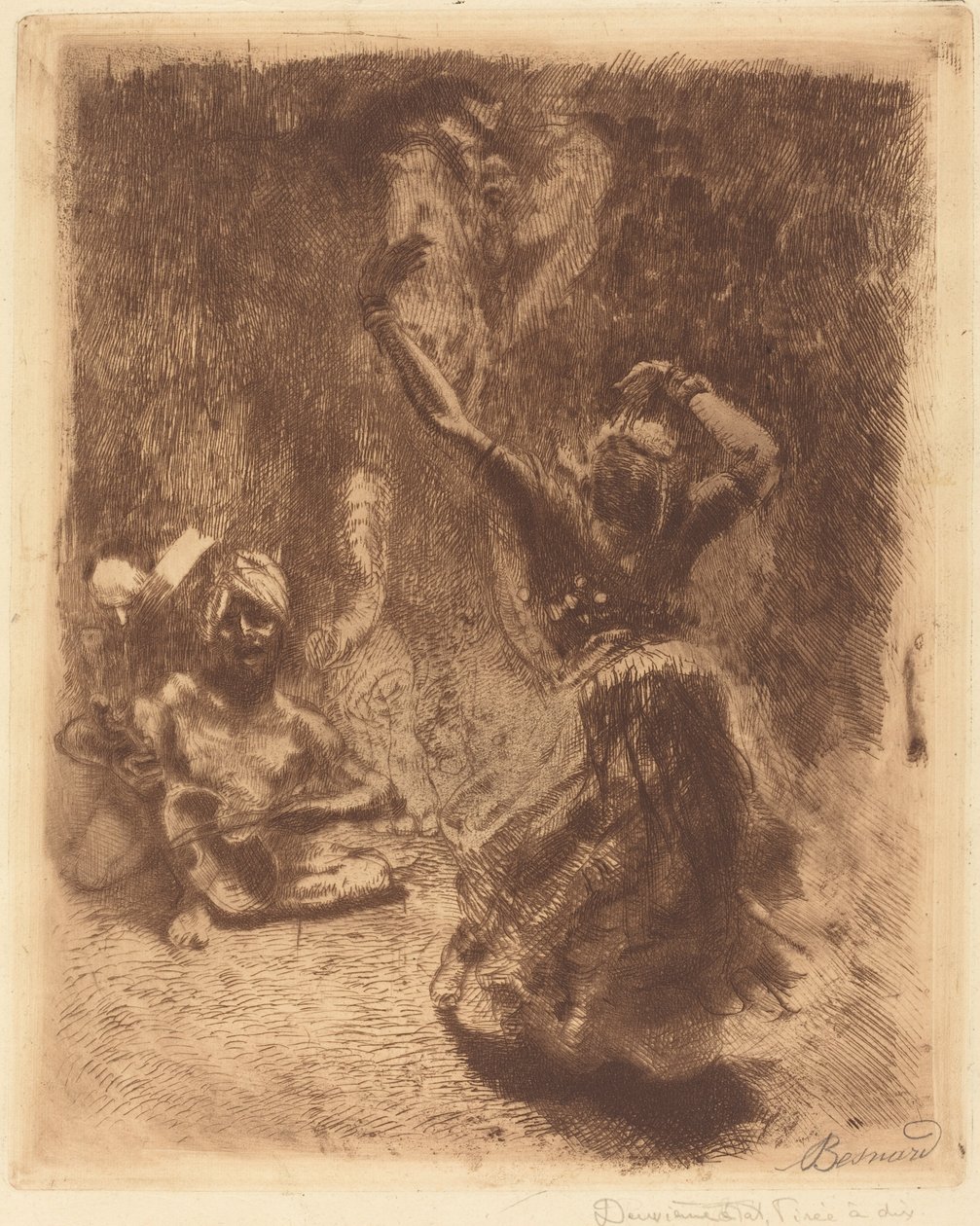 Tanjoren tanssija (La bayadère de Tanjore) tekijältä Albert Besnard