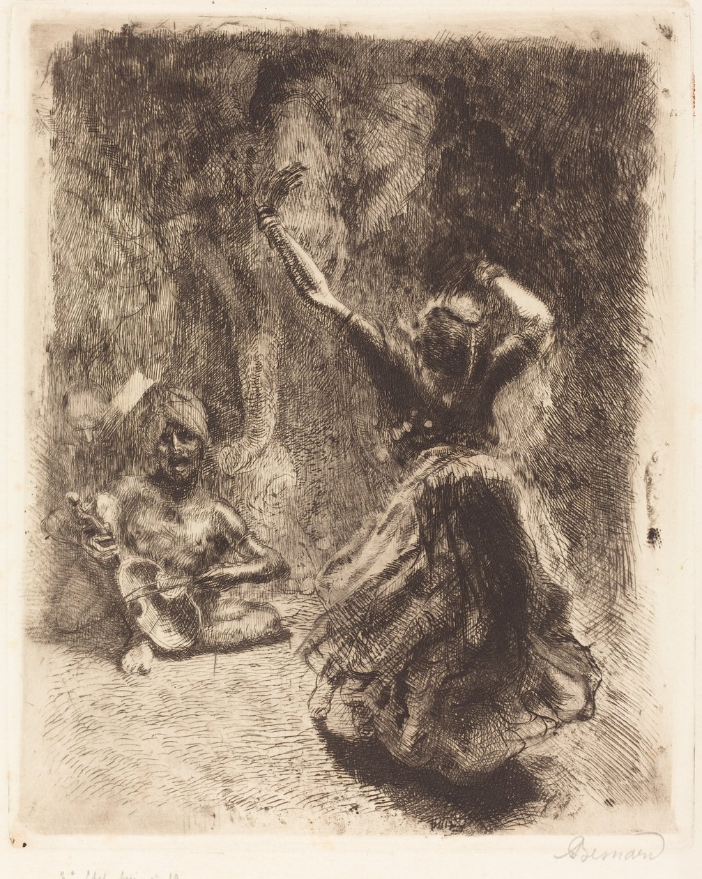 Tanjoren tanssija (La bayadère de Tanjore) tekijältä Albert Besnard