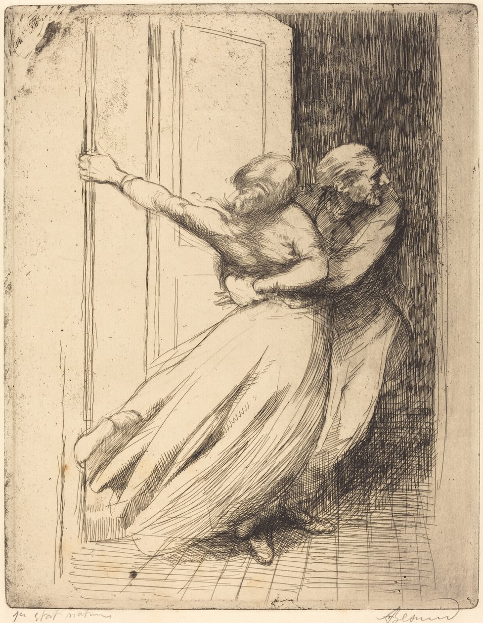 Raiskaus (Le Viol) tekijältä Albert Besnard