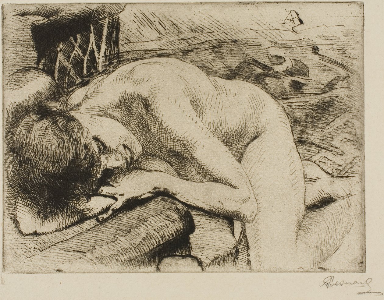 Nukkumismalli tekijältä Albert Besnard