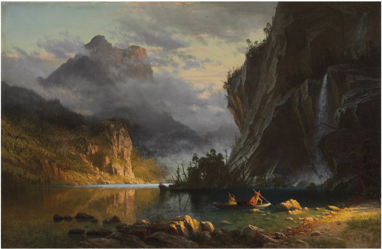 (öljy kankaalle) tekijältä Albert Bierstadt